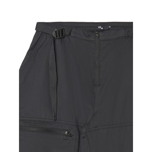 Cropp - Czarne spodnie z niskim stanem - czarny Cropp 42 promocja Cropp