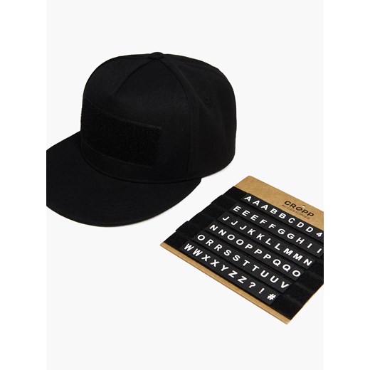 Cropp - Czarna czapka snapback - czarny Cropp Uniwersalny Cropp