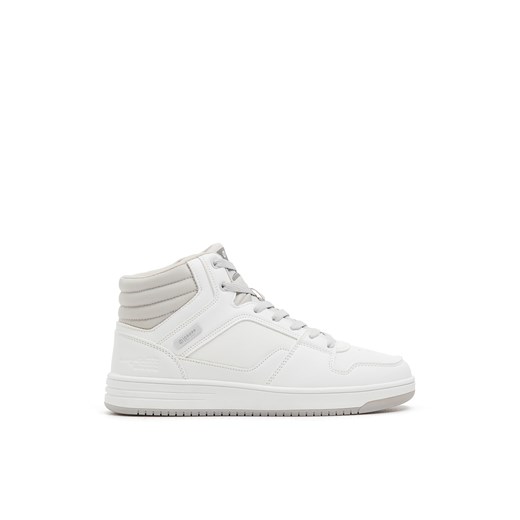Cropp - Wysokie białe sneakersy - biały Cropp 42 promocja Cropp