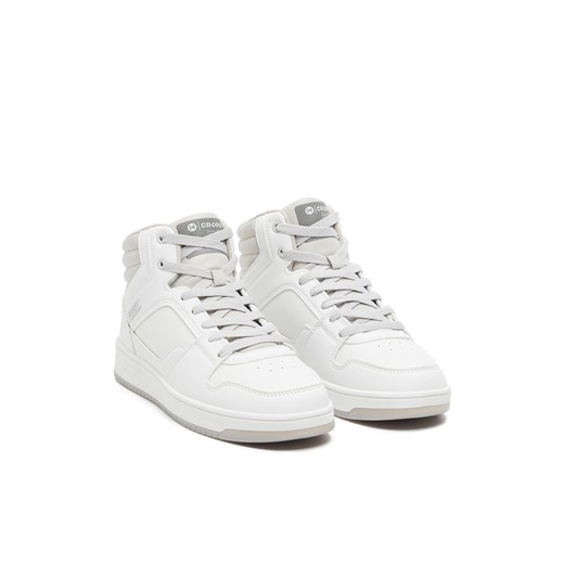 Cropp - Wysokie białe sneakersy - biały Cropp 43 okazja Cropp