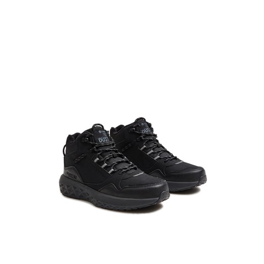 Cropp - Czarne zimowe sneakersy za kostkę - czarny Cropp 46 Cropp promocyjna cena