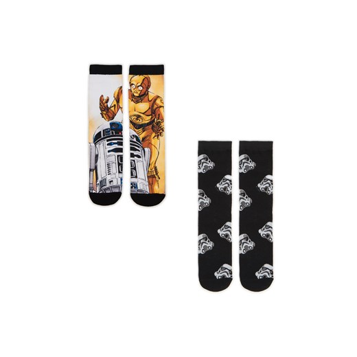 Cropp - 2 pack skarpet Star Wars - czarny Cropp 39-42 Cropp