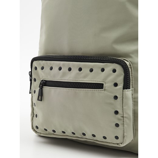 Cropp - Duży zielony plecak - zielony Cropp Uniwersalny Cropp wyprzedaż