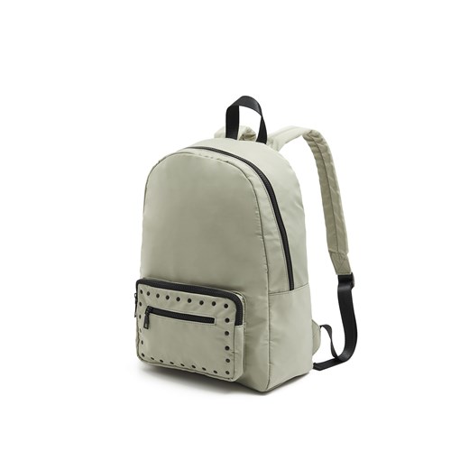 Cropp - Duży zielony plecak - zielony Cropp Uniwersalny promocyjna cena Cropp