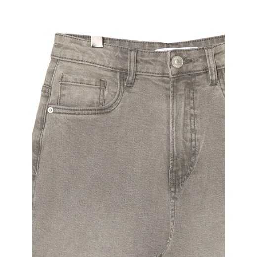 Cropp - Szare jeansy mom slim - szary Cropp 34 promocyjna cena Cropp