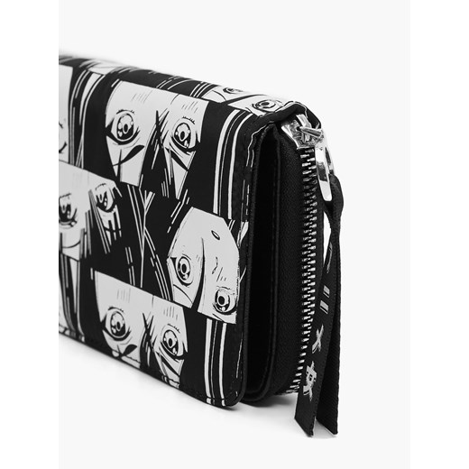 Cropp - Portfel z motywem anime - czarny Cropp Uniwersalny Cropp