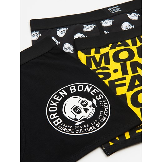 Cropp - 3 pack bokserek - czarny Cropp S wyprzedaż Cropp