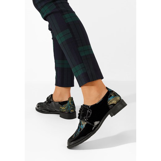 Wielokolorowy oxfordy damskie skórzane Vogue V2 Zapatos 36 wyprzedaż Zapatos
