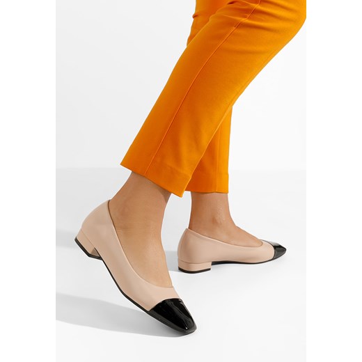 Różowe czółenka na niskim obcasie Erias Zapatos 35 okazyjna cena Zapatos