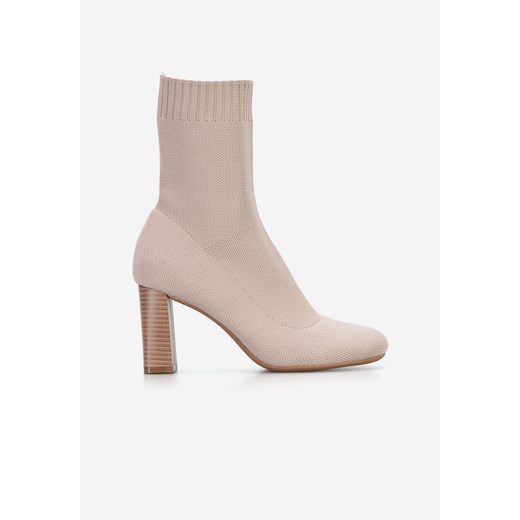 Beżowe botki skarpetkowe Lujana Zapatos 41 Zapatos okazja
