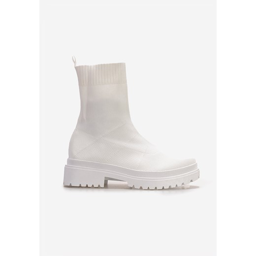 Białe botki płaskie Livetia Zapatos 39 Zapatos promocyjna cena