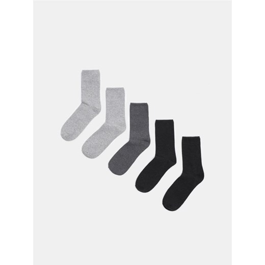 Sinsay - Skarpetki 5 pack - szary Sinsay 43/46 Sinsay