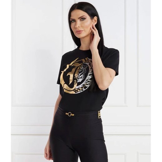 Just Cavalli T-shirt | Regular Fit ze sklepu Gomez Fashion Store w kategorii Bluzki damskie - zdjęcie 167563709