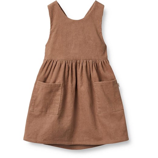 Wheat Sukienka-ogrodniczka &quot;Annie&quot; w kolorze brązowym ze sklepu Limango Polska w kategorii Sukienki dziewczęce - zdjęcie 167565138