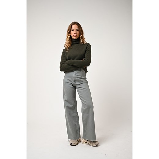 AUTHENTIC CASHMERE Kaszmirowy golf &quot;Bise&quot; w kolorze khaki ze sklepu Limango Polska w kategorii Swetry damskie - zdjęcie 167565255