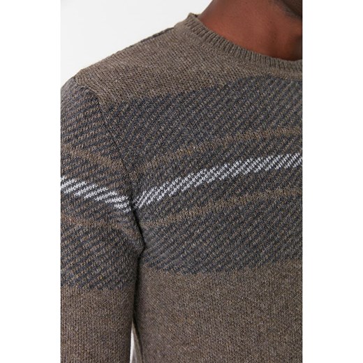 trendyol Sweter w kolorze szarobrązowym Trendyol M Limango Polska okazyjna cena
