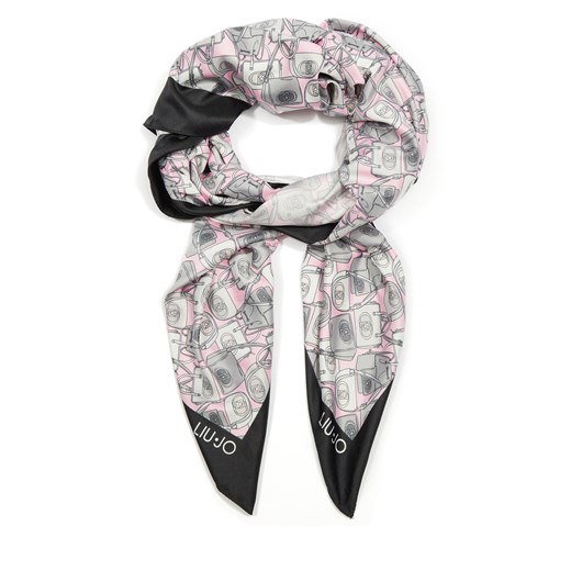 Chusta Liu Jo Ecs Foulard Icon Bag 2A4036 T0300 Nero 22222 ze sklepu eobuwie.pl w kategorii Szaliki i chusty damskie - zdjęcie 167567955