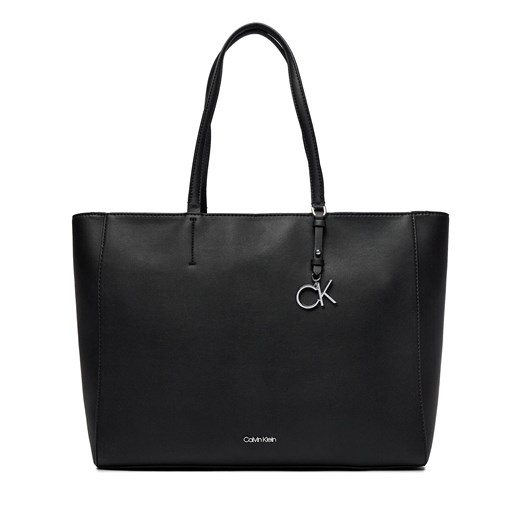 Torebka Calvin Klein Ck Must Shopper Md K60K610610 Ck Black BAX ze sklepu eobuwie.pl w kategorii Torby Shopper bag - zdjęcie 167568176