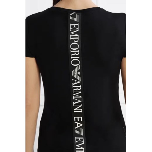 Emporio Armani bluzka damska z okrągłym dekoltem 