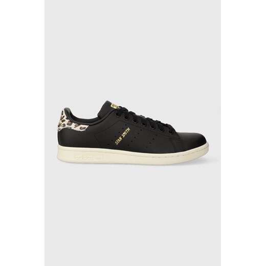 adidas Originals sneakersy skórzane Stan Smith IE4633 kolor czarny ze sklepu ANSWEAR.com w kategorii Trampki damskie - zdjęcie 167575626