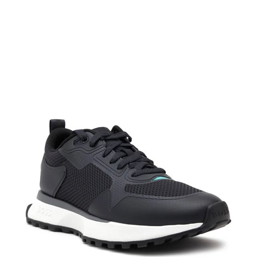 BOSS BLACK Sneakersy Jonah_Runn_meth 40 promocyjna cena Gomez Fashion Store