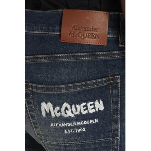 Alexander McQueen Jeansy GRAFFITI | Slim Fit 50 promocja Gomez Fashion Store