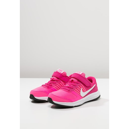 Nike Performance FUSION X Obuwie do biegania Amortyzacja pink pow/white/vivid pink/black zalando rozowy skóra