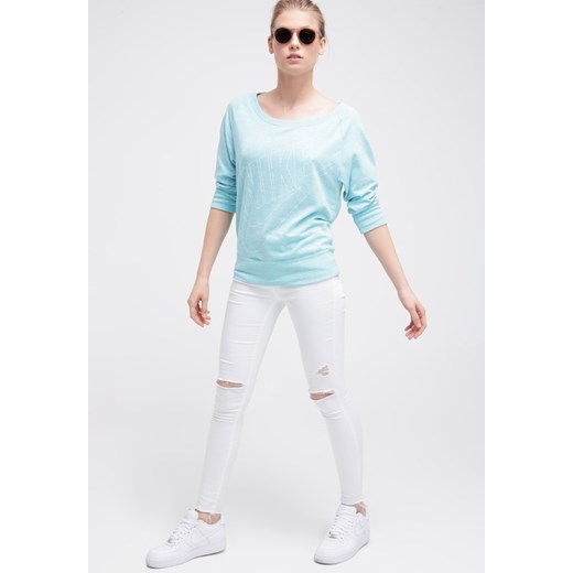 Nike Sportswear GYM VINTAGE CREW Bluzka z długim rękawem light aqua/sail zalando szary dżersej