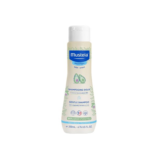 Mustela delikatny szampon od pierwszego dnia życia 200ml Mustela one size promocyjna cena 5.10.15