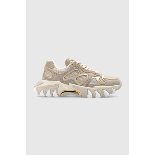 BALMAIN Beżowe sneakersy B-EAST, Rozmiar 37 ze sklepu outfit.pl w kategorii Buty sportowe damskie - zdjęcie 167616517