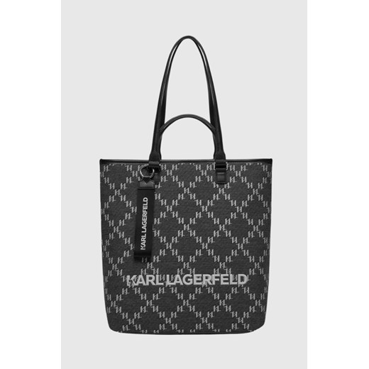 KARL LAGERFELD Szara shopperka JKRD 2.0 ze sklepu outfit.pl w kategorii Torby Shopper bag - zdjęcie 167616546