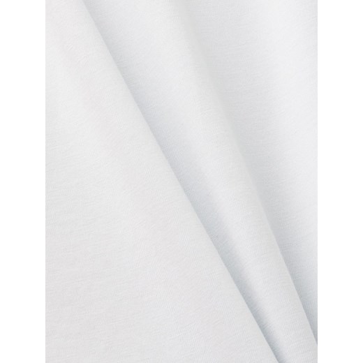 T-shirt męski Esprit biały bawełniany 