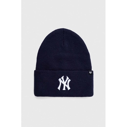 47 brand czapka MLB New York Yankees Haymaker kolor granatowy ze sklepu ANSWEAR.com w kategorii Czapki zimowe męskie - zdjęcie 167620429