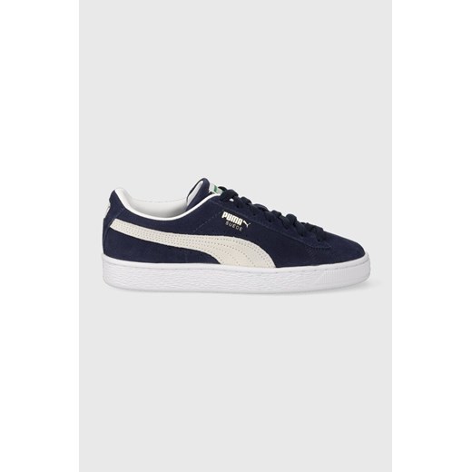 Puma sneakersy zamszowe Suede Classic XXI kolor granatowy 374915 ze sklepu ANSWEAR.com w kategorii Trampki damskie - zdjęcie 167620507