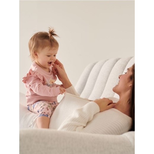 Sinsay - Bluza Kubuś Puchatek - różowy Sinsay 74 okazja Sinsay