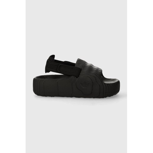 adidas Originals sandały Adilette 22 XLG kolor czarny na platformie IE5649 ze sklepu PRM w kategorii Sandały damskie - zdjęcie 167622709