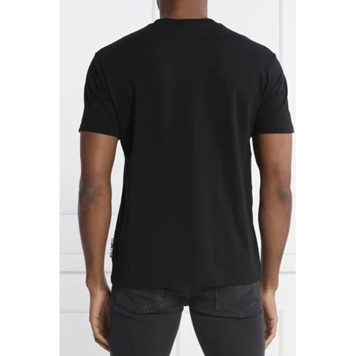 T-shirt męski Just Cavalli czarny z krótkim rękawem