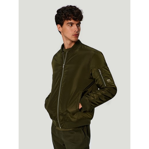 Sinsay - Kurtka bomberka - khaki Sinsay S Sinsay