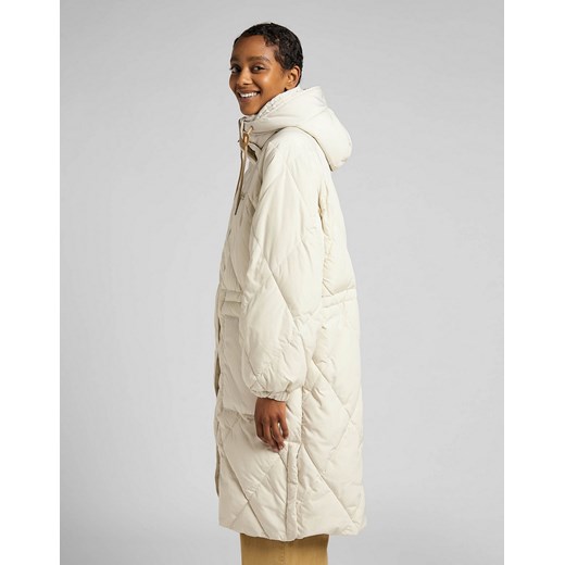Kurtka Damska Lee Long Puffer Ecru L55KEVDN Lee XL okazja Elwix