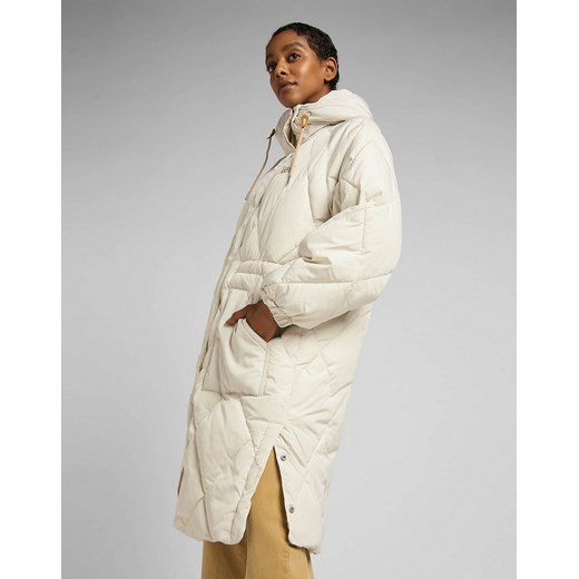 Kurtka Damska Lee Long Puffer Ecru L55KEVDN Lee XL Elwix wyprzedaż