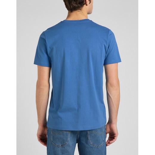 T-shirt Męskie Lee Ss Patch Logo Tee Blue Union L60UFQUF Lee M Elwix