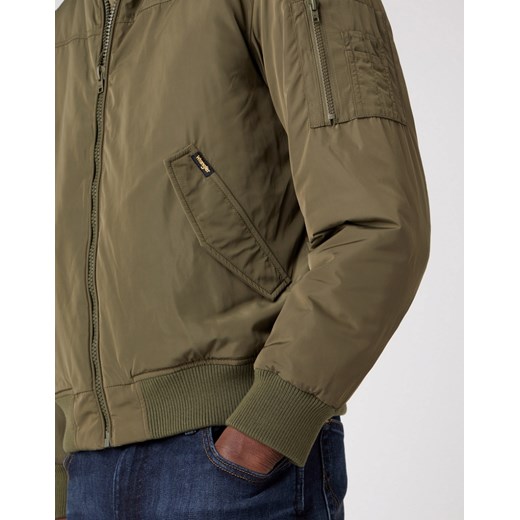 Kurtka Męska Wrangler Bomber Jacket Militare Green W4C5W3G40 Wrangler 3XL wyprzedaż Elwix