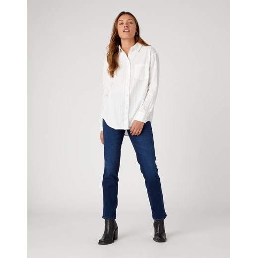 Koszula Damska Wrangler 1 Pkt Shirt Worn White W5Z5LIW02 Wrangler S okazja Elwix