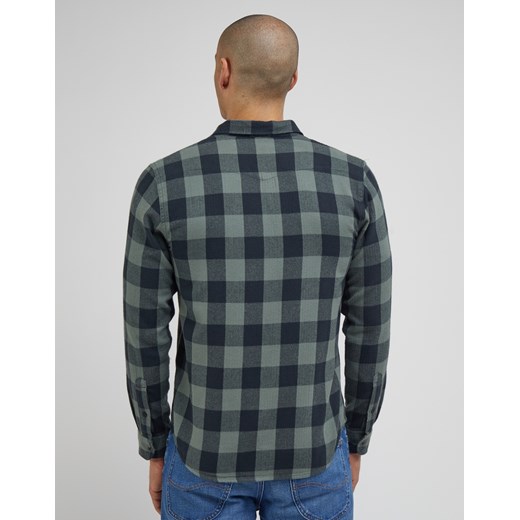 Koszula Męska Lee Clean Western Shirt Fort Green L66RRRA15 Lee XL Elwix