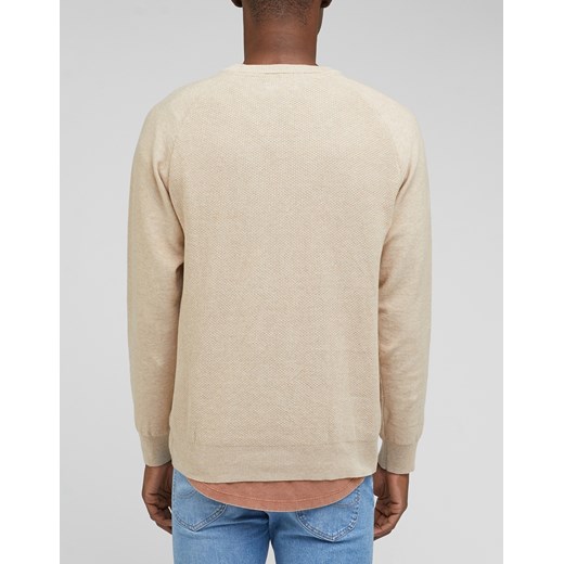 Sweter Męskie Lee Raglan Crew Knit Cider L83PKHA08 Lee XL okazja Elwix