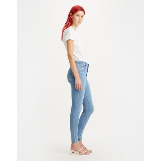 Spodnie Damskie Levi`s® 720 High Rise Super Skinny Light Indigo Worn In W27 L28 Elwix
