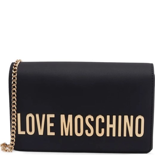 Kopertówka Love Moschino na ramię ze skóry ekologicznej mała elegancka