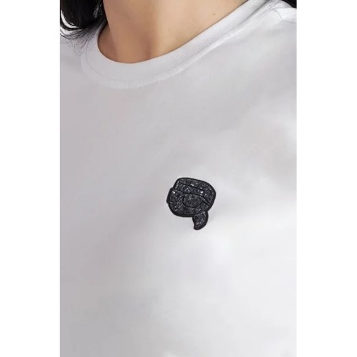 Karl Lagerfeld T-shirt ikonik 2.0 | Regular Fit Karl Lagerfeld XS Gomez Fashion Store