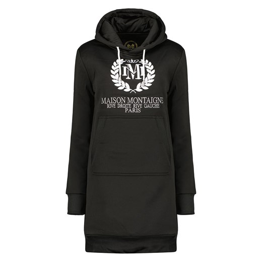 Maison Montaigne Sukienka dresowa &quot;Giqueen&quot; w kolorze czarnym ze sklepu Limango Polska w kategorii Sukienki - zdjęcie 167639295