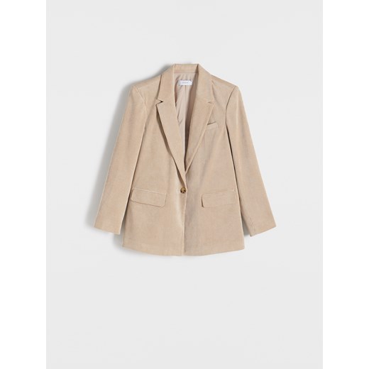 Reserved - Sztruksowa marynarka - beżowy Reserved S Reserved